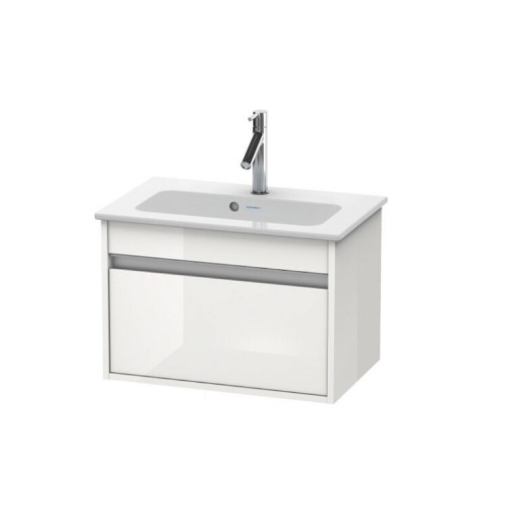 Тумба под раковину, Duravit, Ketho, шгв 600*385*410, раковина-необходимо заказать, цвет-белый глянцевый