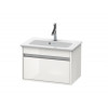 Тумба под раковину, Duravit, Ketho, шгв 600*385*410, раковина-необходимо заказать, цвет-белый глянцевый