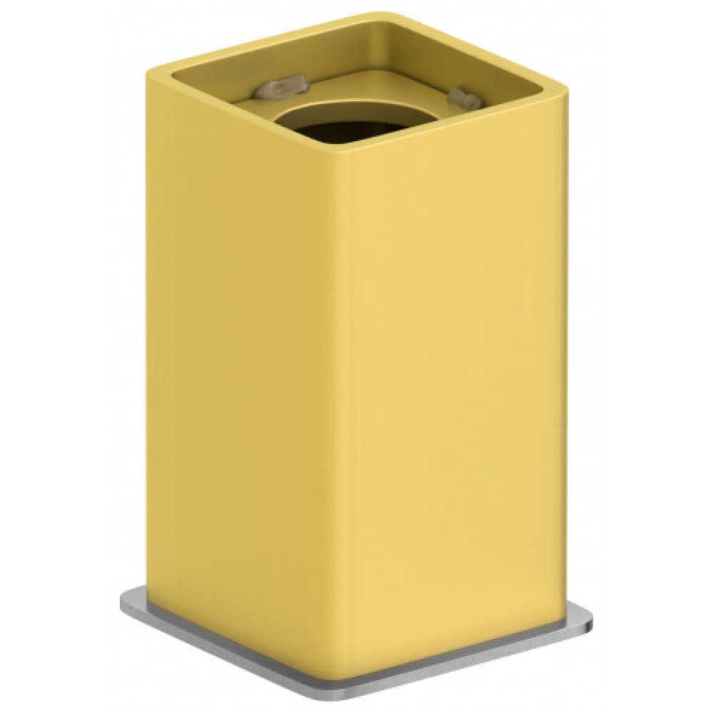 Модуль, Сунержа, скрытого подключения, для МЭМ CUBE, цвет-RAL 1018 (Цинково-жёлтый)