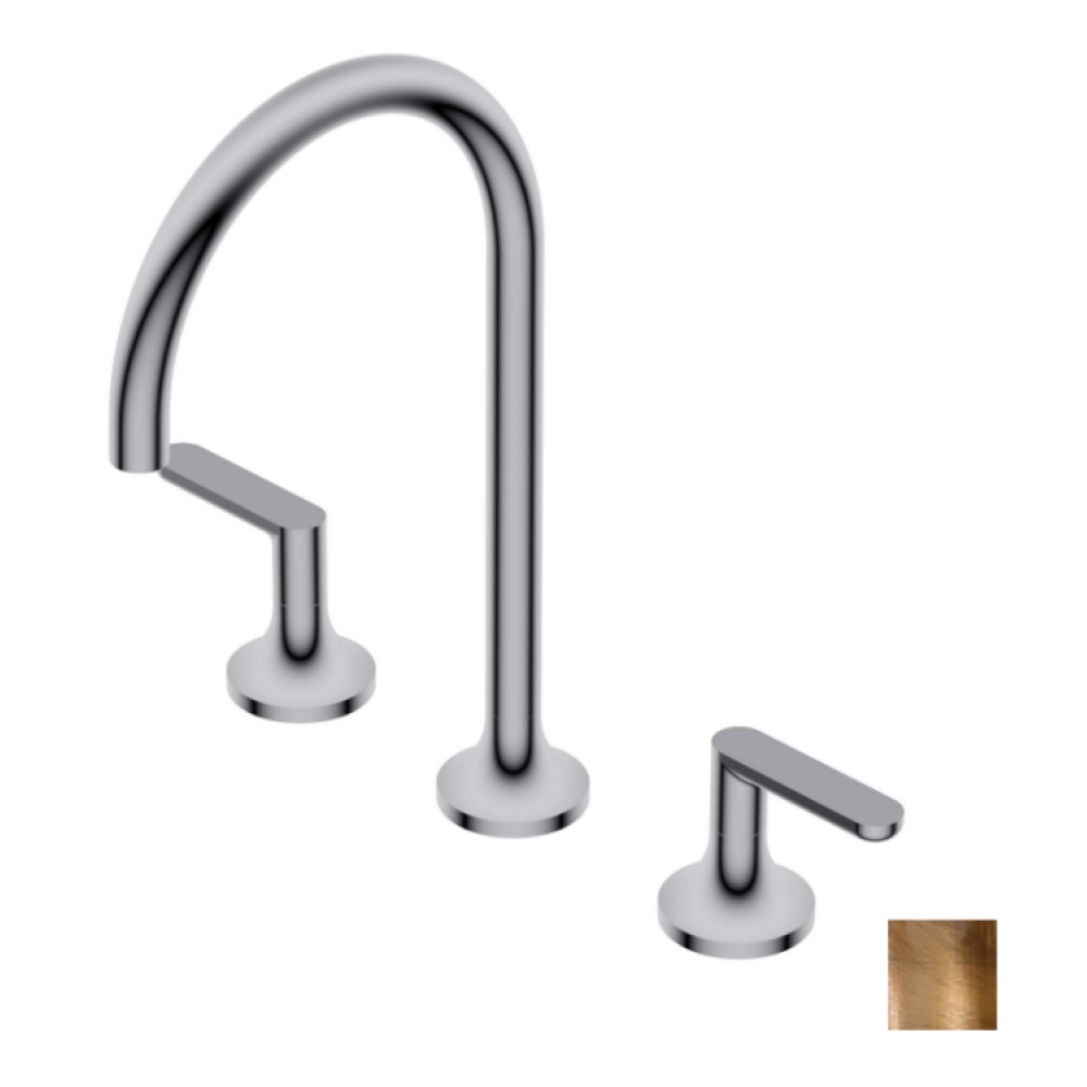 Смеситель для раковины, Ritmonio, Diametro35 Elegance, цвет-Brushed Bronze