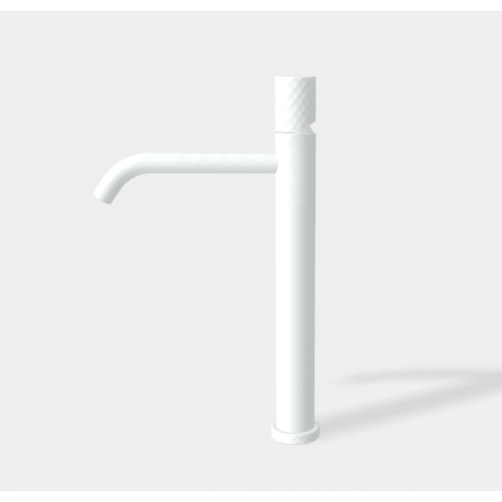 Смеситель для раковины, Fima Carlo Frattini, Spillo Tech,  X COLLECTION, цвет-белый матовый