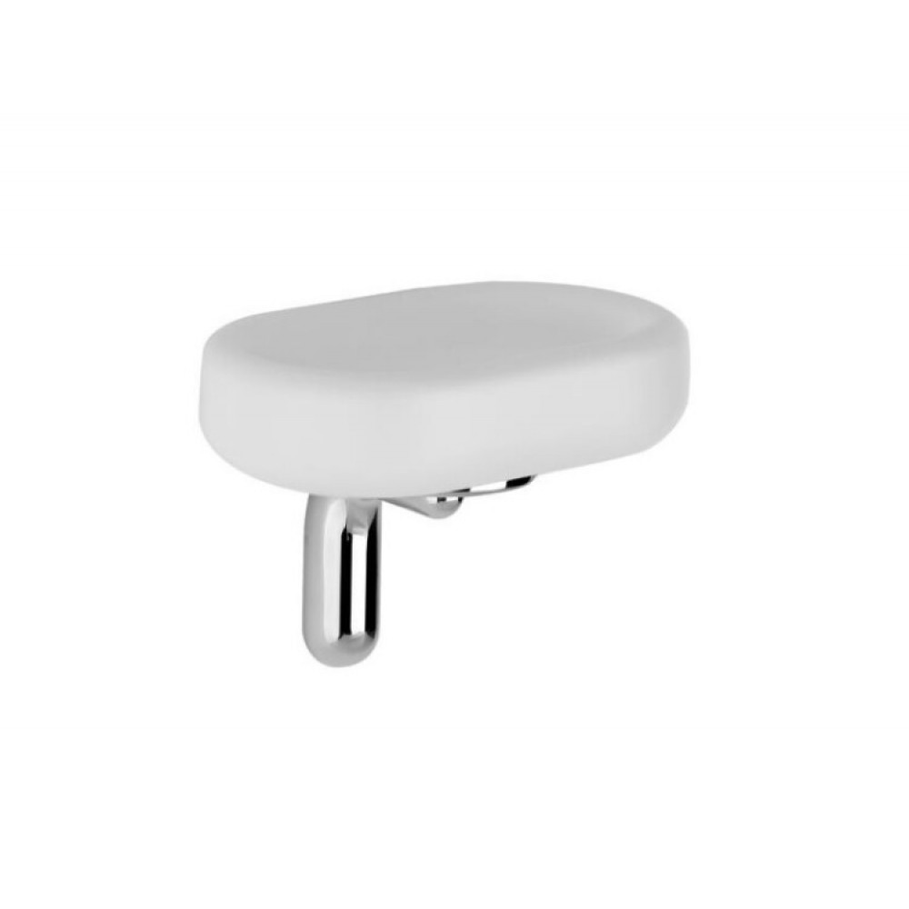 Мыльница, Gessi, Goссia, шгв 139*98*104, цвет-хром/белый