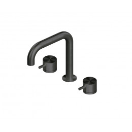 Смеситель для раковины, Quadro design, Source, цвет-золото черное (Black gold)