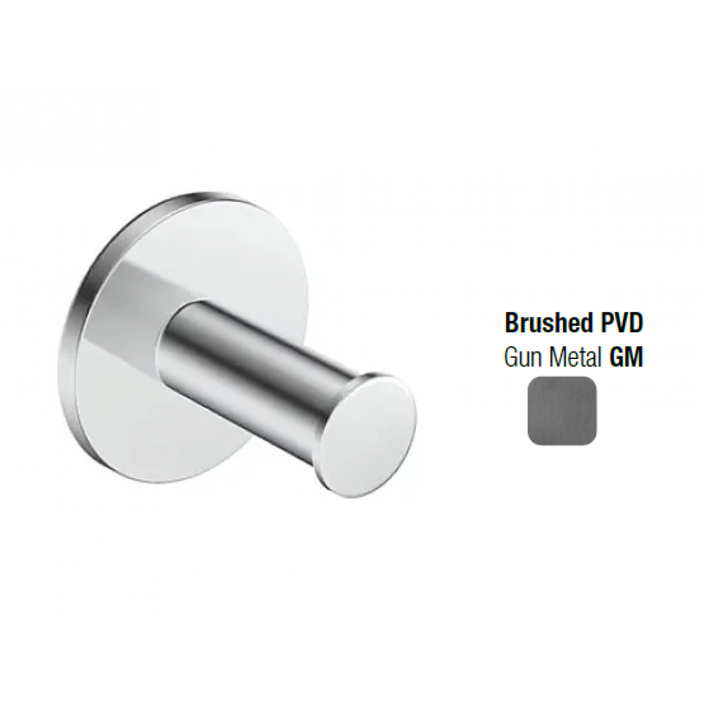 Крючок, Almar, шгв 49*47*49, цвет-Gun Metal Brushed PVD (Товар заказной, возврату не подлежит)