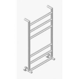 Полотенцесушитель, THG, Towel Warmer-Contemporary Round, шгв 533*148*933, цвет-хром