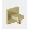 Шланговое подсоединение, Gessi, Rettangolo shower, цвет-Brushed Brass PVD