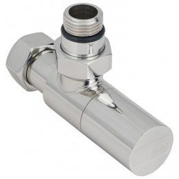 Вентиль, Сунержа, G 1/2" НР х G 3/4" НГ, угловой, цилиндр, цвет-графит