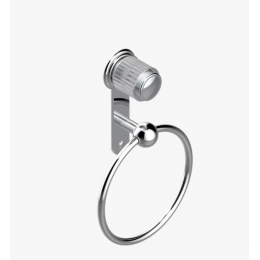 Полотенцедержатель, THG, Jaipur Satin crystal, шгв 180*65*259, цвет-никель