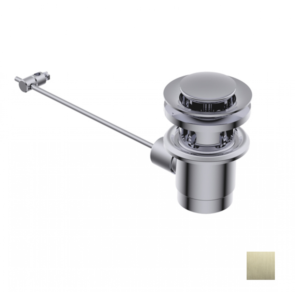 Донный клапан, Ritmonio, для раковин, 1 1/4", цвет-Brushed champagne PVD