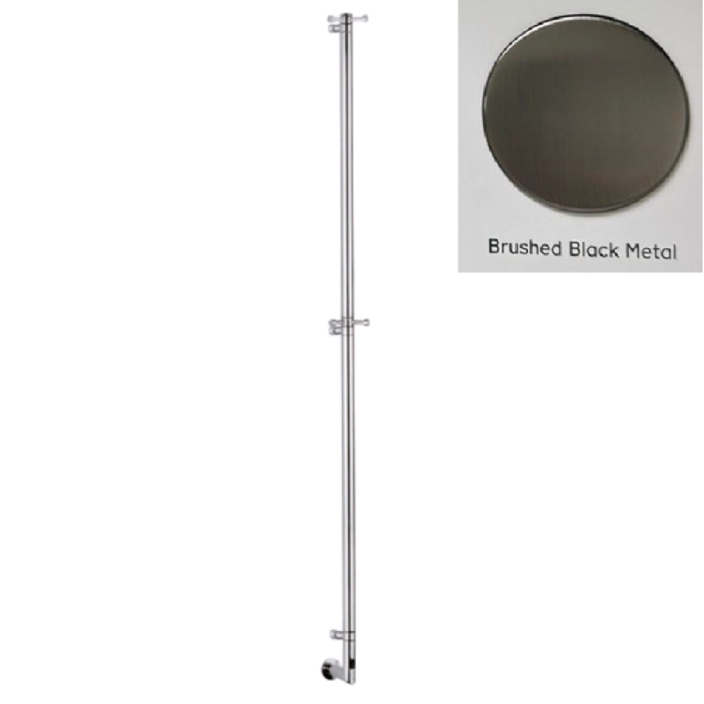 Полотенцесушитель, Margaroli, Arcobaleno, шгв 55*125*1685.5, справа, Box, цвет-Brushed black metal PVD