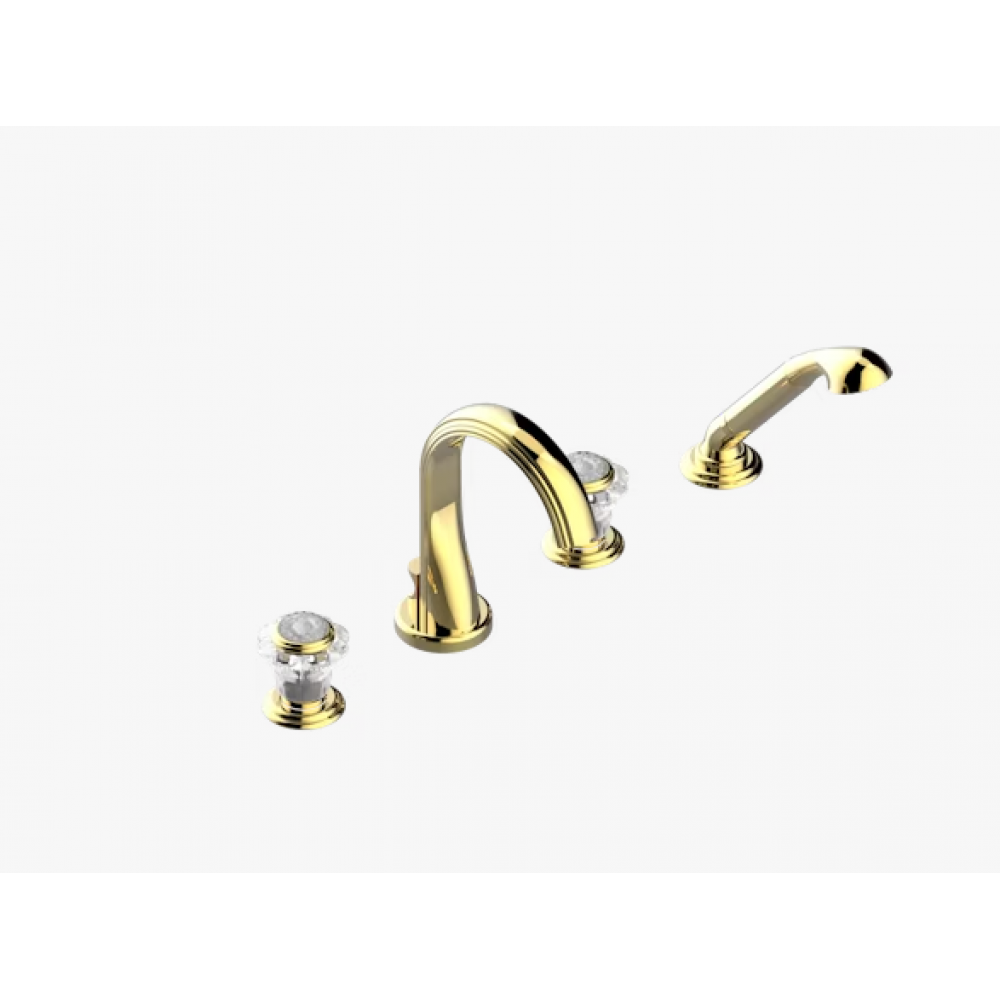 Смеситель для ванны и душа, THG, Dahlia, цвет-золото светлое