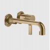 Смеситель для раковины, Gessi, Inciso, цвет-Warm Bronze Brushed PVD
