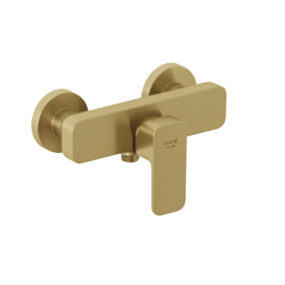 Смеситель для душа, Kludi, Renon, на 1 потребитель, цвет-золото брашированное