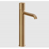 Смеситель для раковины, Gessi, Habito Cesello, цвет-Warm Bronze Brushed PVD