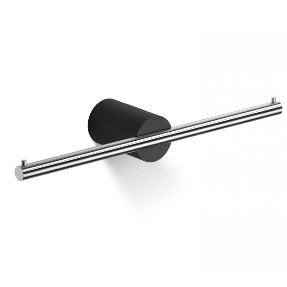 Бумагодержатель, Decor Walther, Stone, шгв 280*70*40, цвет-черный матовый/матовая сталь