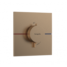 Смеситель для душа, Hansgrohe, ShowerSelect Comfort E, на 1 потребитель, цвет-бронза шлифованная