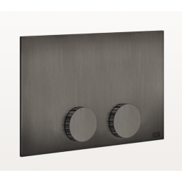 Клавиша смыва, Gessi, Ingranaggio, Tece (TeceProfil, TeceBox), для унитаза, шгв 215*12*145, цвет-Black Metal Brushed PVD