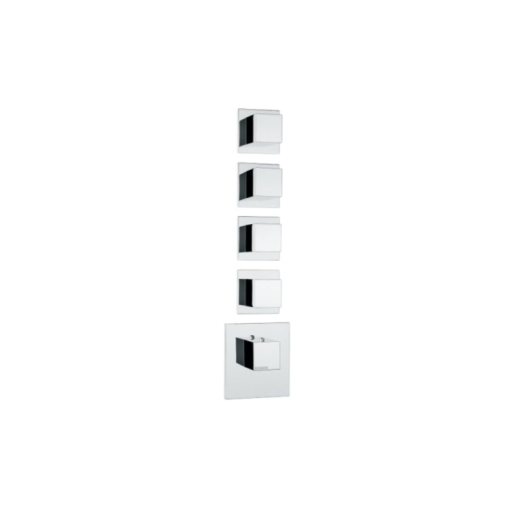 Смеситель для душа, Bossini, CUBE, HighFlow, цвет-хром