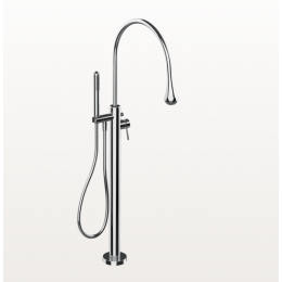 Смеситель для ванны и душа, Gessi, GOCCIA, цвет-хром