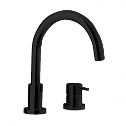 Смеситель для раковины, Cisal, Nuova Less, цвет-черный матовый (Matt Black, Nero Opaco)