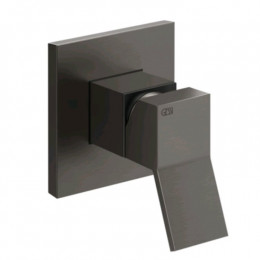 Смеситель для душа, Gessi, Rettangolo K, на 1 потребитель, цвет-Black Metal Brushed PVD