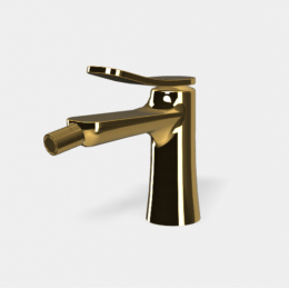 Смеситель для биде, Fima Carlo Frattini, Flo', цвет-золото