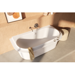 Ванна, Duravit, Vitrium, шгв 1850*950*610, цвет-White Satin Matt