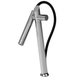 Смеситель для кухни, Fima Carlo Frattini, Kitchen, цвет-хром черный брашированный