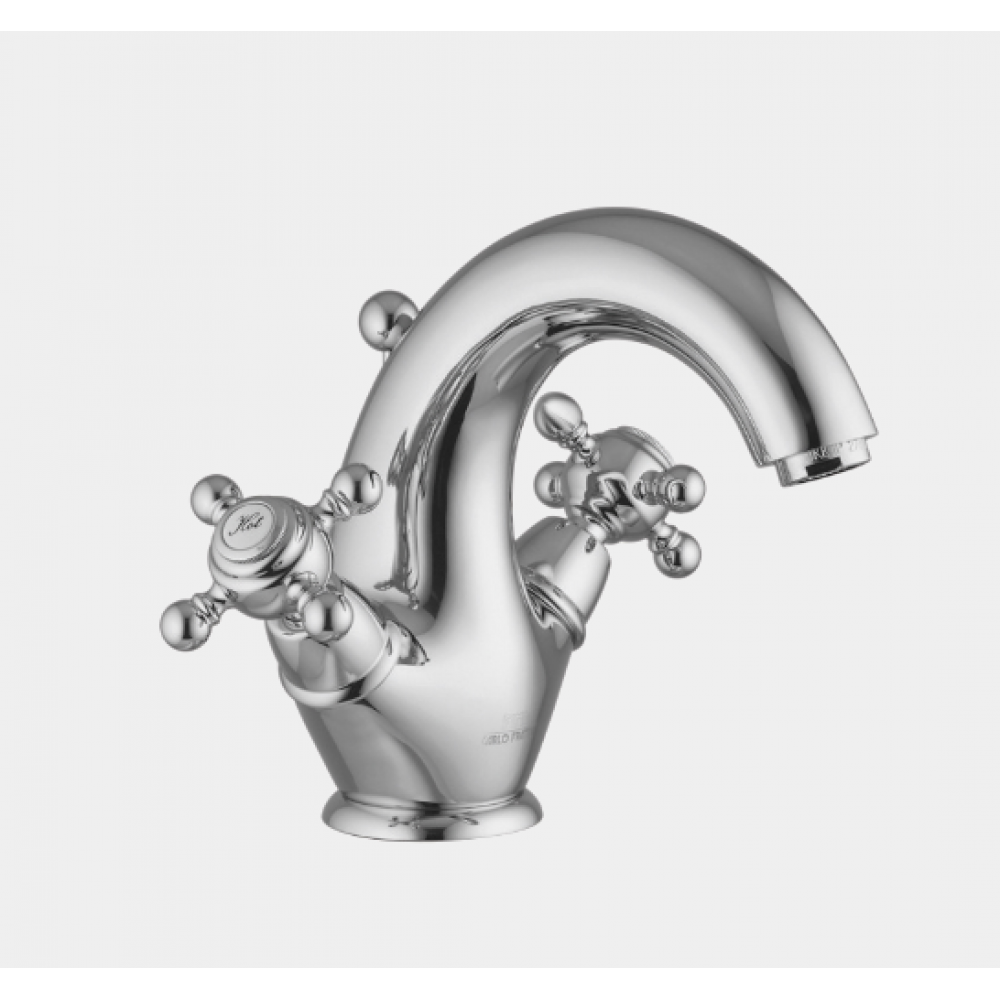 Смеситель для раковины, Fima Carlo Frattini, Elizabeth, цвет-античная бронза