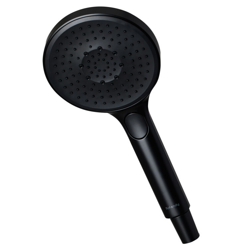 Ручной душ, Splendy, Sense R, 120, цвет-черный матовый
