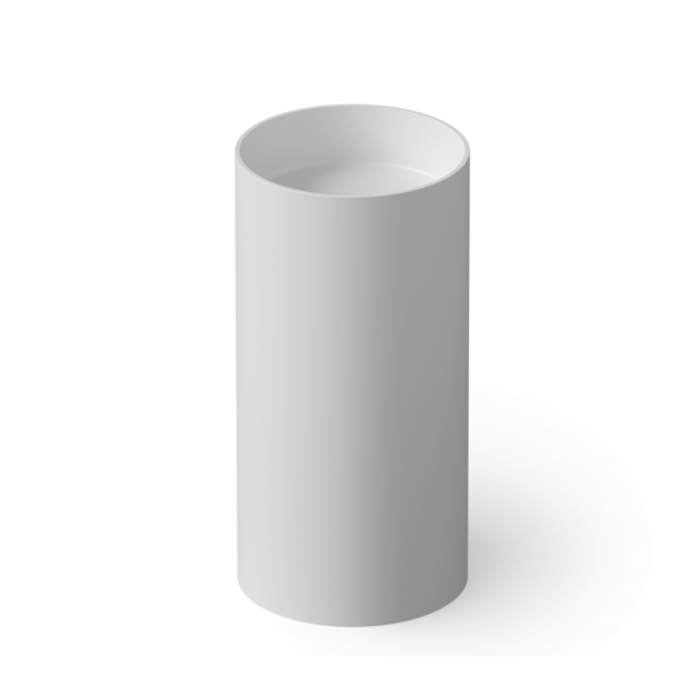 Раковина, DEA Design, Pedestal Basin, шгв 450*450*900, отверстия для смесителя-отсутствуют, цвет-белый матовый