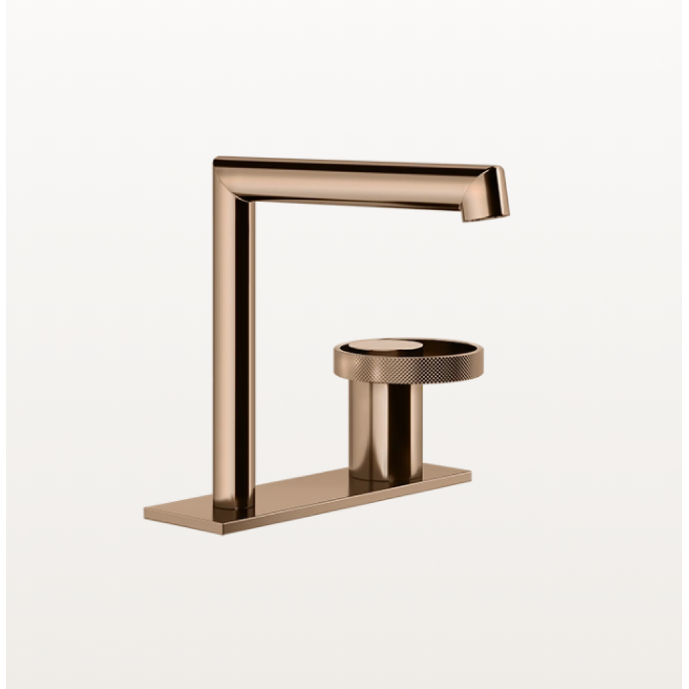 Смеситель для раковины, Gessi, Anello, цвет-Copper PVD
