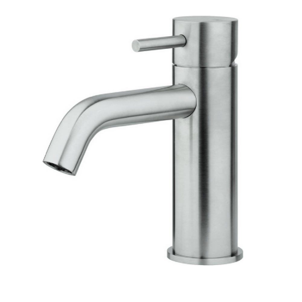 Смеситель для раковины, Cisal, Xion, цвет-нержавеющая сталь