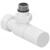 Вентиль, Сунержа, G 1/2" НР х G 3/4" НГ, угловой, цилиндр, цвет-белый