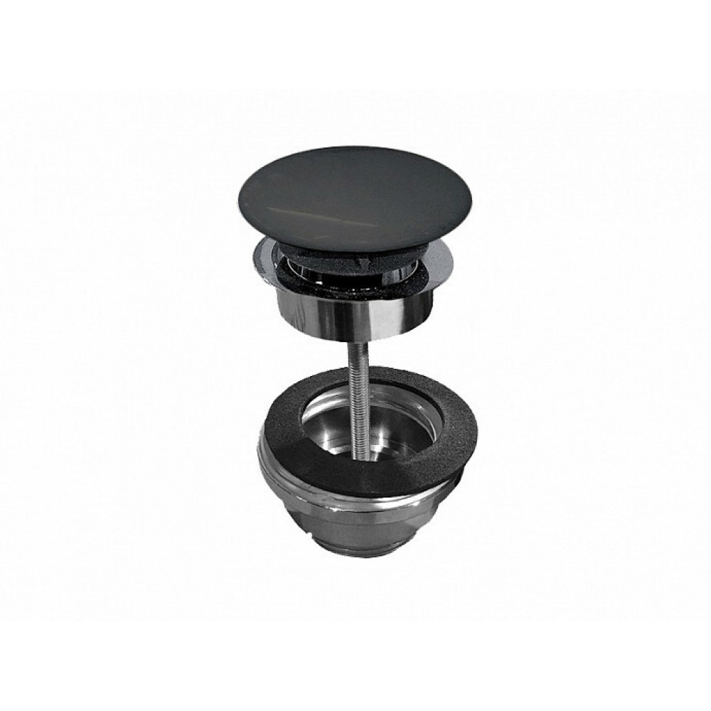 Донный клапан, Scarabeo, для раковин, 1 1/4", цвет-хром/Lava