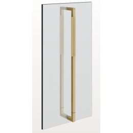 Ручка, Gessi, Shower outfit, двойная, 600 мм, цвет-Brushed Brass PVD