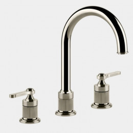 Смеситель для раковины, Gessi, VENTI20, цвет-Nickel PVD