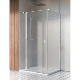 Дверь, Radaway, Nes 8 KDJ II, шв 900*2000, петли-слева, хром, цвет стекла-прозрачный, Easy Clean