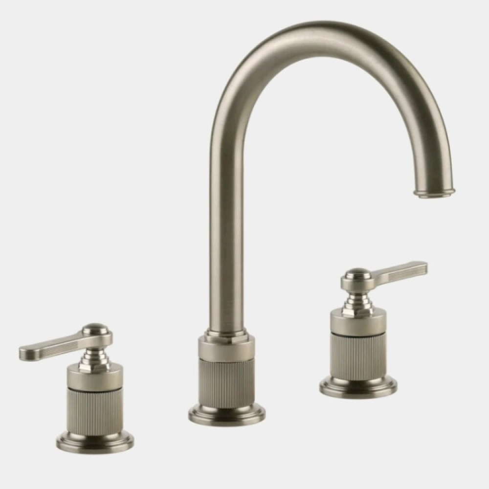 Смеситель для раковины, Gessi, VENTI20, цвет-Finox Brushed Nickel