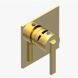 Смеситель для душа, THG, Nihal Blue porcelain, на 1 потребитель, цвет-золото светлое (Light Gold)