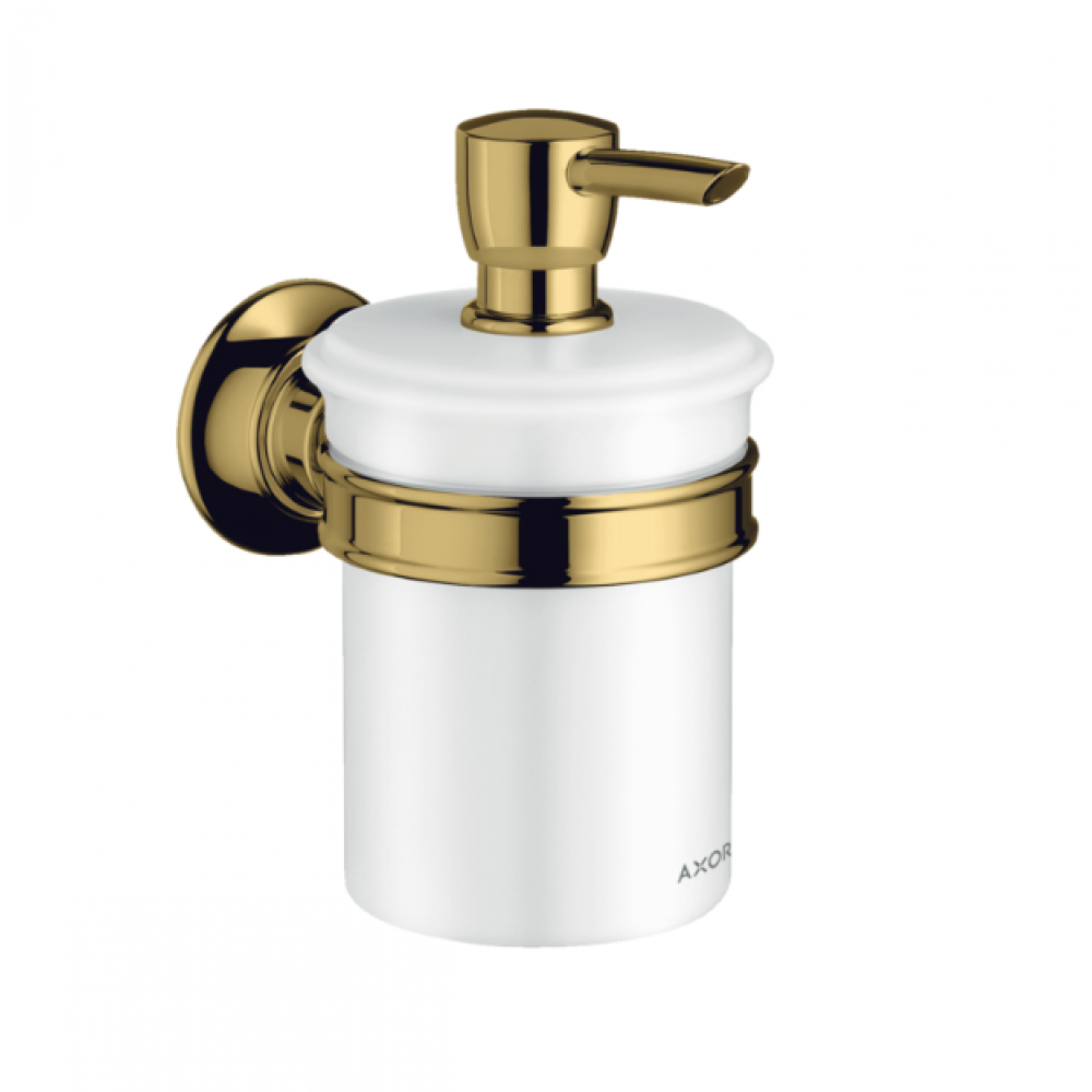 Дозатор для жидкого мыла, Axor, Axor Montreux, шгв 72*136*148, цвет дозатора-полированное золото
