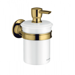 Дозатор для жидкого мыла, Axor, Axor Montreux, шгв 72*136*148, цвет дозатора-полированное золото