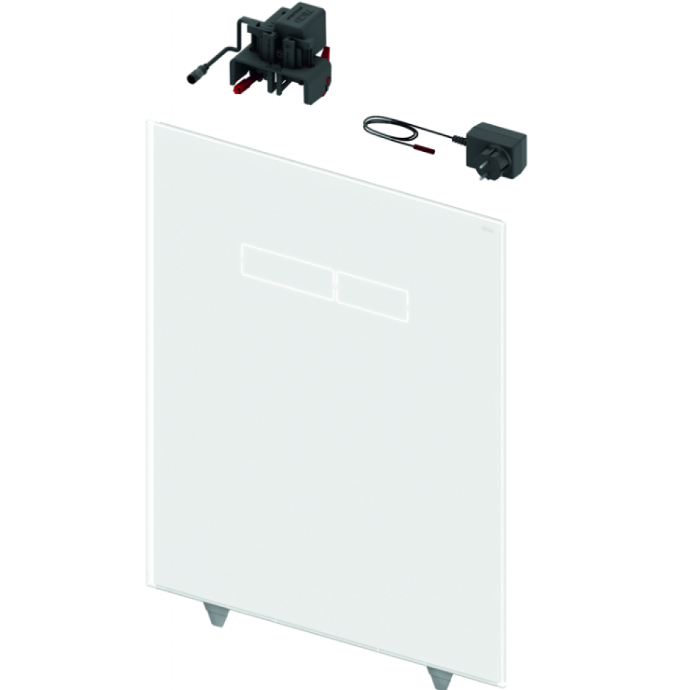 Клавиша смыва, TECE, TECElux, назначение-для унитаза, шгв 430*16*555, цвет-белый