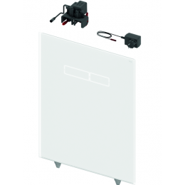 Клавиша смыва, TECE, TECElux, назначение-для унитаза, шгв 430*16*555, цвет-белый