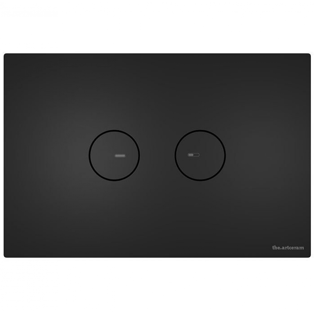 Клавиша смыва, Artceram, Inox 715, для унитаза, шгв 245*5.5*165, цвет-черный металл брашированный PVD