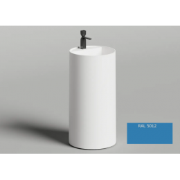 Раковина, Salini, Armonia Round Top, шгв 450*450*900, отверстия для смесителя-1, цвет-RAL 5012