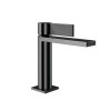 Смеситель для раковины, Gessi, Inverco Rigato, цвет-Black Metal PVD