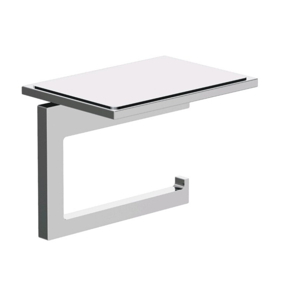 Бумагодержатель, Kludi, VELA C, без крышки, с полкой, шгв 139*97*109, цвет-хром