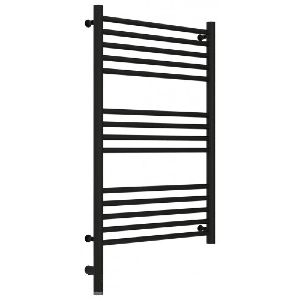 Полотенцесушитель, Сунержа, Богема 3.0, прямая, шгв 532*75*924, нижнее слева, МЭМ, цвет-черный матовый
