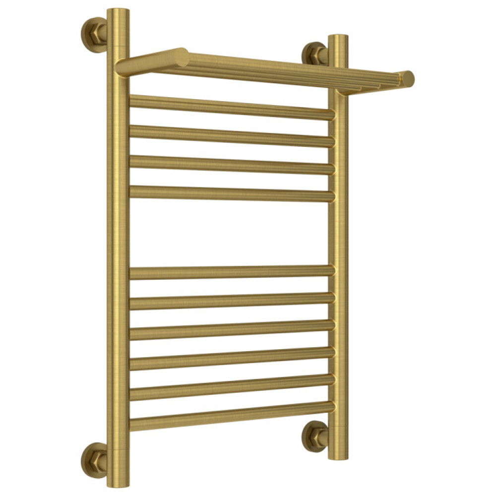 Полотенцесушитель, Сунержа, Богема +, с 1 полкой, шгв 450*213*662, цвет-латунь состаренная